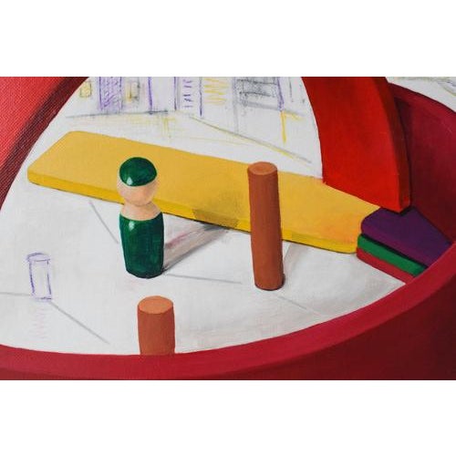 Early 21st Century María Magán Lampón, Cityscape, 2026, Acrylic For Sale - Image 5 of 13