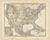 Antique map titled 'Verein-Staaten von Nord-America, Mexico, Yucatan u.a.'. Very detailed map of the United States of...