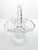 Glass 1990s Hofbauer “Byrdes” Large Cut Crystal Deep Handled Basket 10 1/2” For Sale - Image 7 of 11
