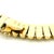 Vintage Italian 14k Gold Tubogas Collar Necklace, Circa 1975 For Sale - Image 11 of 13