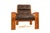Mid-Century Modern Asko Bonanza Brown High-Back Leather Armchair by Esko Pajamies, 1960s For Sale - Image 3 of 18