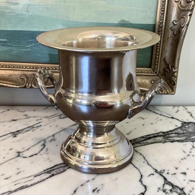 1960s Vintage Silver Plate Champagne or Ice Bucket by Leonard For Sale - Image 5 of 8