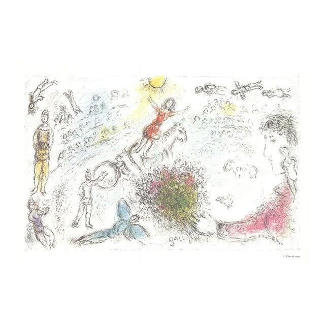 Marc Chagall L'ame Du Cirque, 1981 For Sale