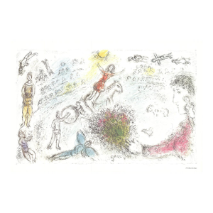 Marc Chagall L'ame Du Cirque, 1981