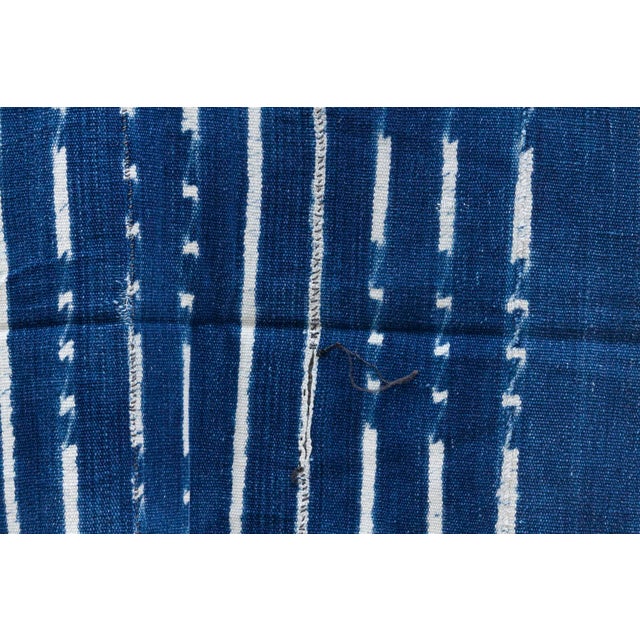Sky View Indigo Mud Cloth For Sale - Image 4 of 7