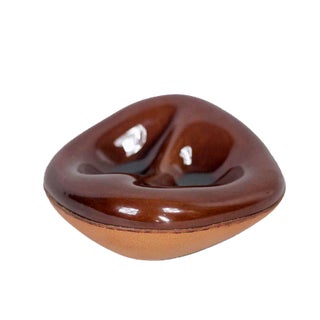 Leather Ashtray, 1955 For Sale