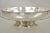 Early 20th Century l.b.s. Co. English Sheffield Round Silver Plated Twin Handle Shallow Bowl Dish For Sale - Image 4 of 10