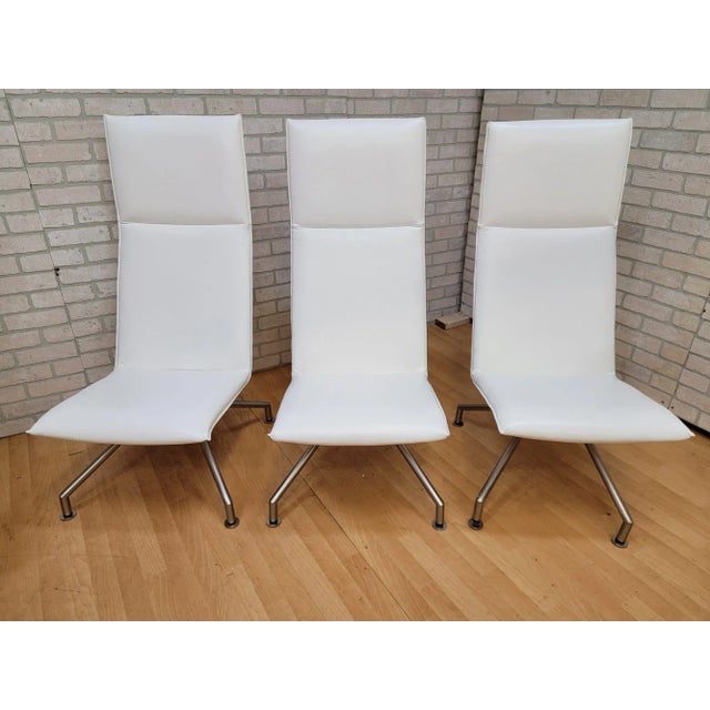 Modern Mikasa High Back Lounge Chairs by Davis Furniture - Set of 3 For Sale - Image 13 of 13