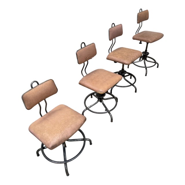 Vintage Flambo Workshop Chairs from Flambo, 1950s, Set of 4 For Sale