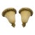 Ceramic Wall Pockets, a Pair For Sale