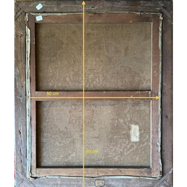 Bouquet of Peonies, 1800s, Oil on Canvas, Framed For Sale - Image 7 of 8