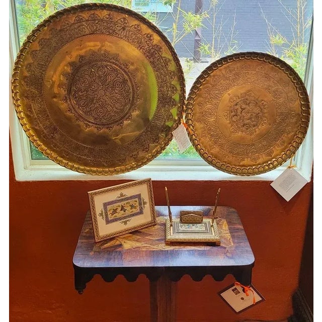 Persian Desk Set With Khatam Mosaic For Sale - Image 9 of 9