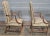 Wood Mid 20th Century Share Pair of Kittinger Williamsburg Mahogany Martha Washington Arm Chair Cw13 Silk For Sale - Image 7 of 10