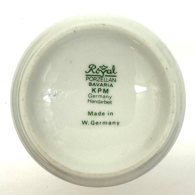 Fine White Porcelain Vase Curation, Multiple West German Makers - Group of 5 For Sale - Image 12 of 12