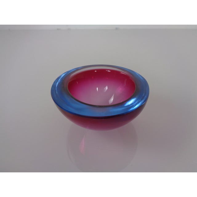 Sommerso Murano Glass Ashtray, Italy, 1960s For Sale - Image 12 of 12