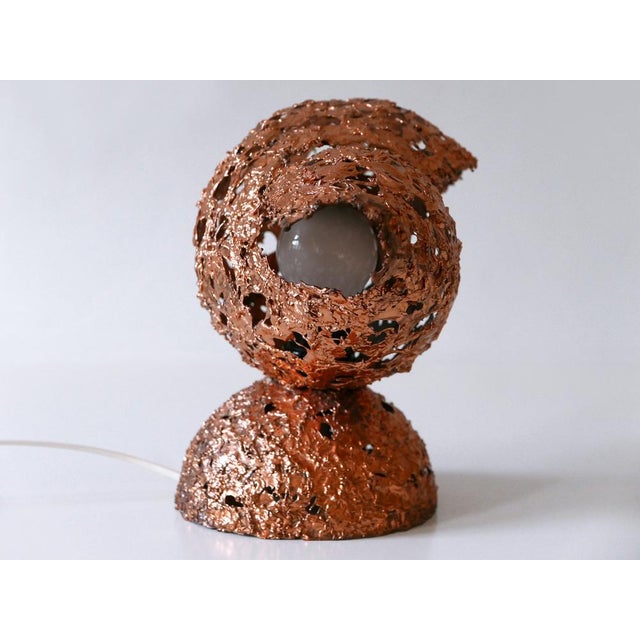 Tukiainen Table Lamp Sea Shell by Aimo Ossi Kalevi for Oy Moonlight, Finland, 1970s For Sale - Image 10 of 18