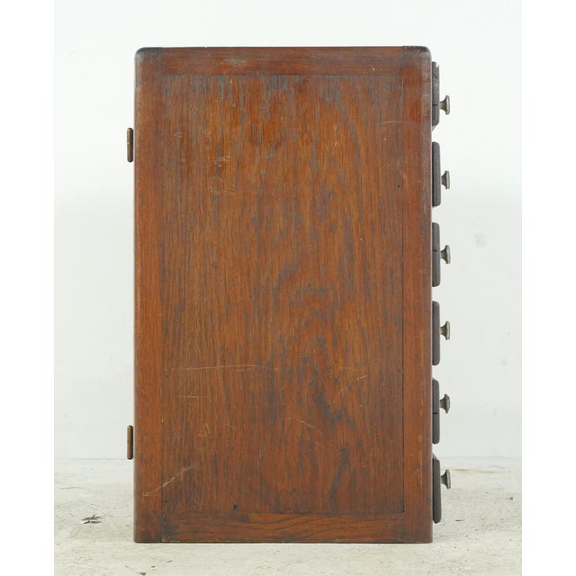 Vintage European Shop Counter Display Storage Cabinet For Sale - Image 9 of 10