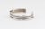 Tahe Navajo Native American Sterling Silver Cuff Bracelet For Sale - Image 4 of 11