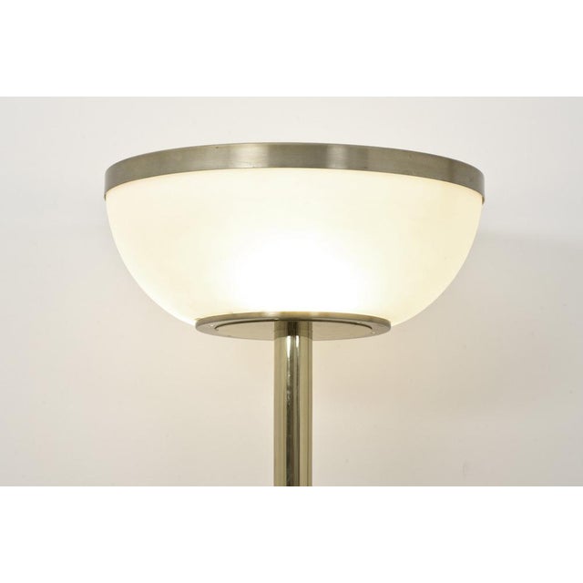 1960s Large Italian Brass Floor Lamp from Lumi, 1968 For Sale - Image 5 of 15