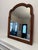 Victorian Antique Scalloped Wood French Country Traditional Small Wall Mirror For Sale - Image 3 of 13