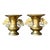 Vintage Brass Ginko Motif Vases - A Pair For Sale - Image 15 of 16