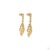 Early 21st Century 1970s 4.29 Carat Round Brilliant Cut Diamond Gold Earrings, Pair For Sale - Image 5 of 7