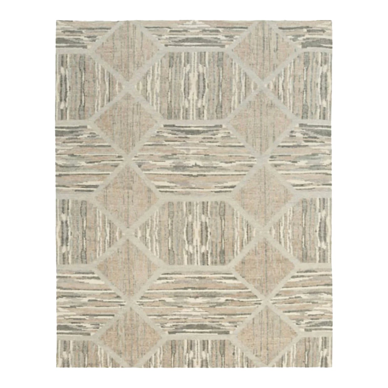 Modern Nepalese Jute Haze Tamarian Rug | Chairish