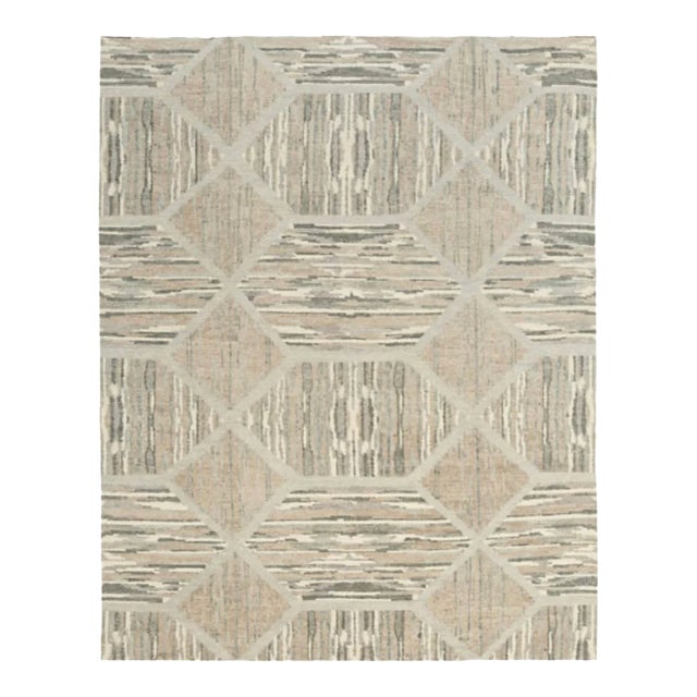 Modern Nepalese Jute Haze Tamarian Rug For Sale