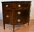 1920s Antique English Regency Flame Mahogany Banded Satinwood Half-Moon Demi-Lune For Sale - Image 12 of 16