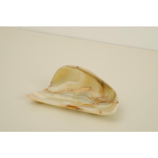 Mid-Century Modern Mid-Century Modern Bowl in Onyx Natural Stone, 1970s For Sale - Image 3 of 11