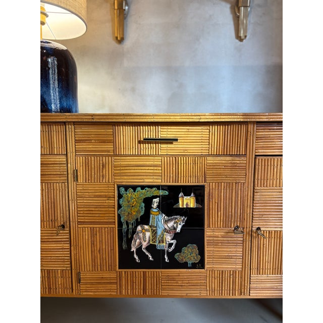 Modern Credenza by Adrien Audoux & Frida Minet, 1950s For Sale - Image 3 of 5