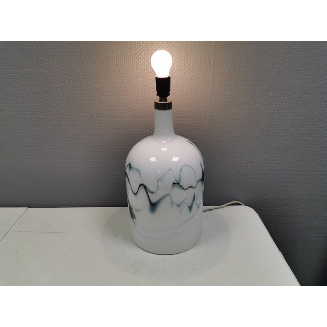 Holmegaard Large Table Lamp by Michael Bang for Holmegaard, 1973 For Sale - Image 4 of 14