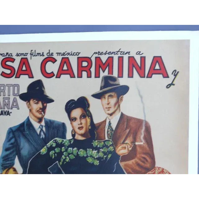 1950s Vintage Cabaret Shanghai Mexican Movie Poster For Sale In Los Angeles - Image 6 of 10