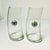 1980s Vintage Memphis Postmodern Bent Glass Sterling Medallion Tall Boy Tumblers - Set of 12 For Sale - Image 10 of 15