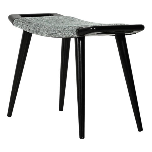 Vintage Scandinavian Lacquered Stool, 1960s For Sale