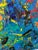 Wood Motivated Seller: 1990s Vintage Abstract Expressionist Acrylic Painting For Sale - Image 7 of 10