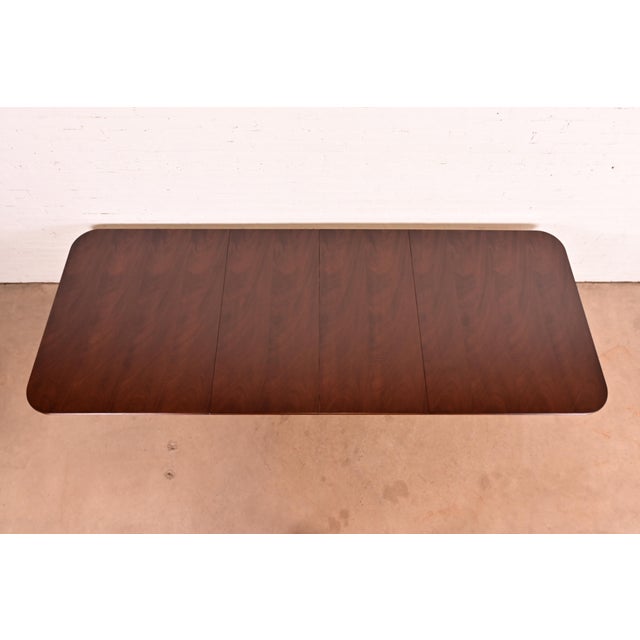 Ralph Lauren Regency Carved Mahogany "Duke" Extension Dining Table, Newly Refinished For Sale In South Bend - Image 6 of 11