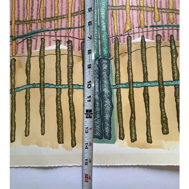 2000 - 2009 Barbara Beck 2003 Abstract Watercolor Painting on Paper - Signed/Dated/Unframed For Sale - Image 5 of 7