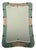 Two-Tone Mirror with Brass Edge by Giovanni Gariboldi, 1950s For Sale