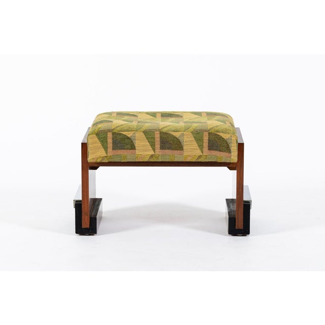 Antique Art Deco Wood Vanity Mirror & Stool by Donald Deskey for Widdicomb 1930s For Sale - Image 14 of 18