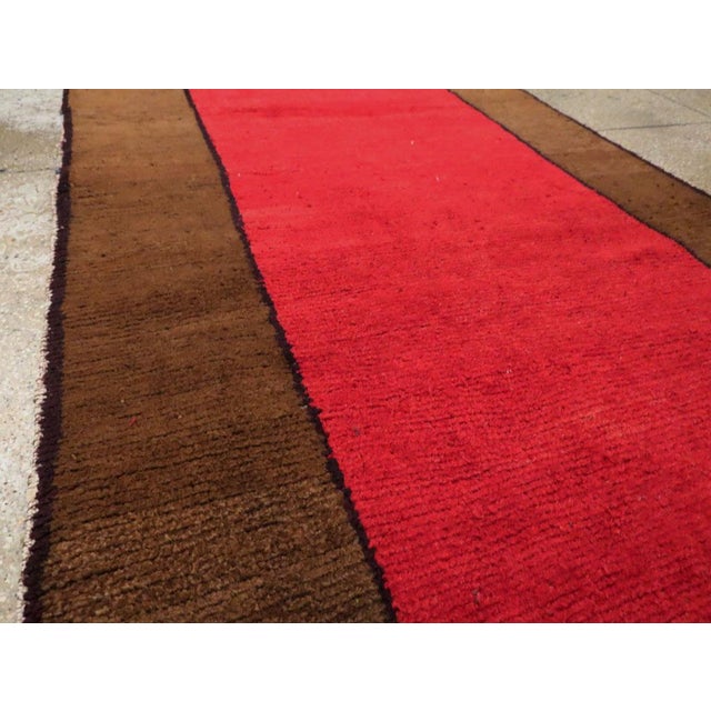 Mid 20th Century Galerie Shabab Collection Mid-20th Century Handmade Turkish Anatolian Long Runner For Sale - Image 5 of 10