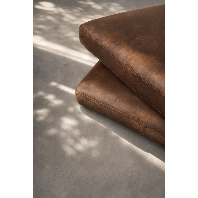 Vintage Scandinavian Two-Seater Sofa in Brown Leather by Arne Vodder for Fritz Hansen, 1960s For Sale - Image 18 of 18
