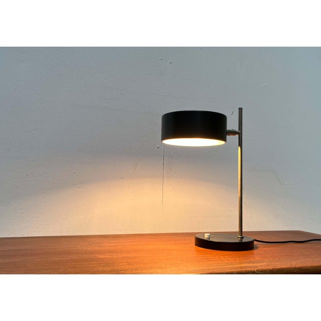 Metal Mid-Century Modern German Minimalist Table Lamp, 1960s For Sale - Image 7 of 18
