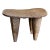 African Old Rustic Senufo Wood Milk Stool /Table I . Coast 24" W For Sale