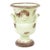 Vintage Neoclassical Glazed Italian Ceramic Campana Form Urn For Sale