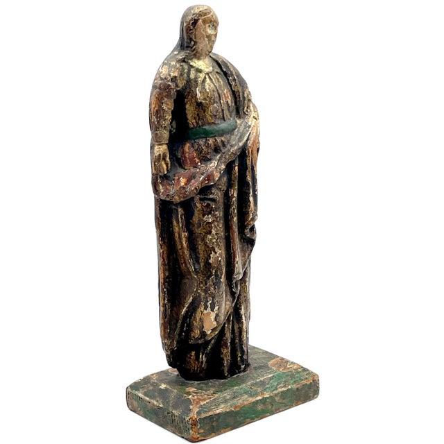 18th Century 18th Century Italian Baroque Santos Figure For Sale - Image 5 of 9