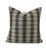 Platinum S. Harris Rocket Stripe in the Colorway Platinum Pillow Cover - 20" X 20" For Sale - Image 8 of 8
