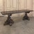 Mid 20th Century Grand Country French Elm Double Pedestal Dining Table For Sale - Image 5 of 18