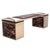 "Incurvato" Bench with Bronze and Burl Walnut, Hand Made Bizimyer Furniture. Unmatched. Unrivalled. Designed by Hasan...