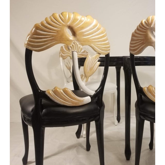 1980s Final Clearance Thru 2025 Garden Botanical Sculpture Italian Dining Set 2Oth Century For Sale - Image 5 of 18